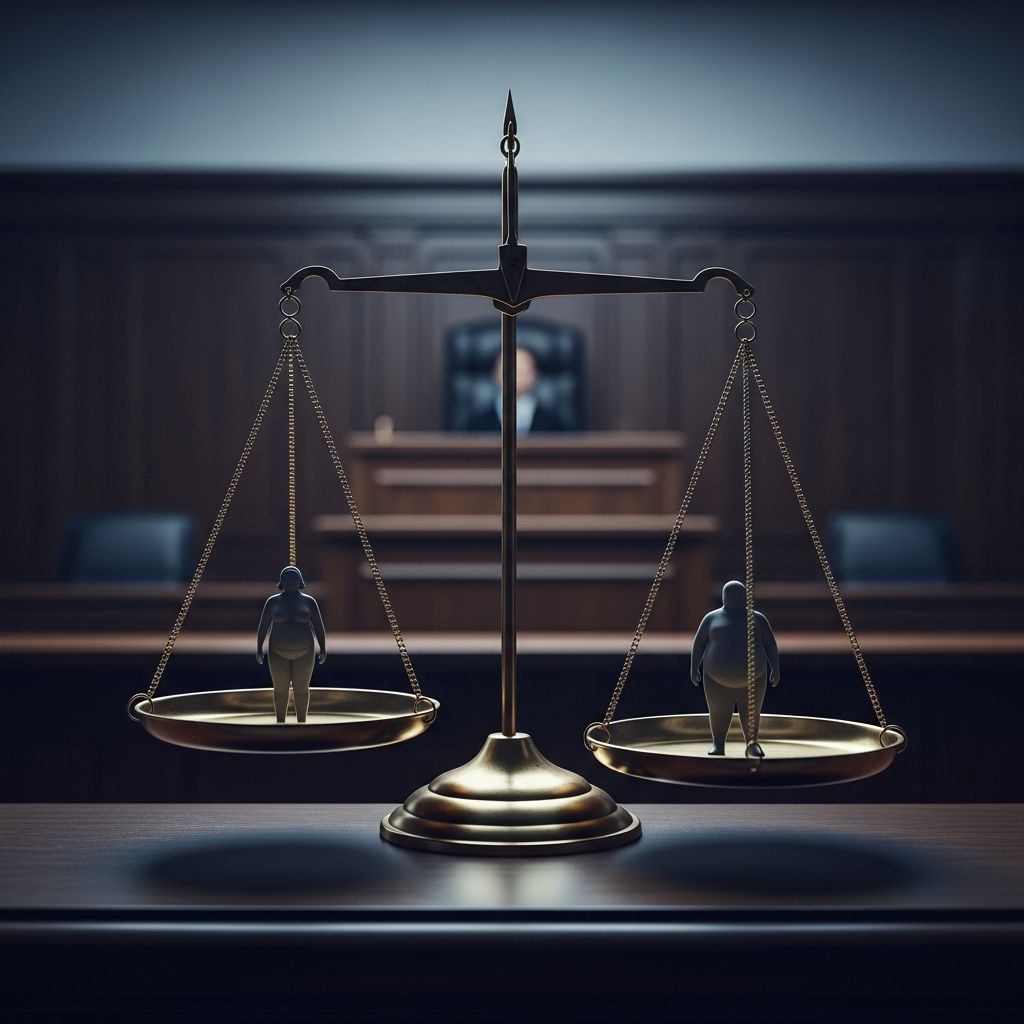 Uncovering how body weight influences jury decisions and strategies to combat unfair bias in trials.