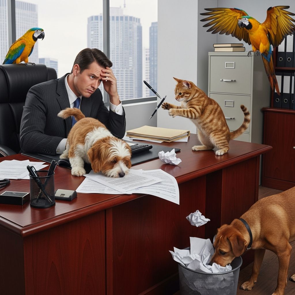Discover critical reasons to exclude pets from legal offices, from safety risks to professional image concerns.