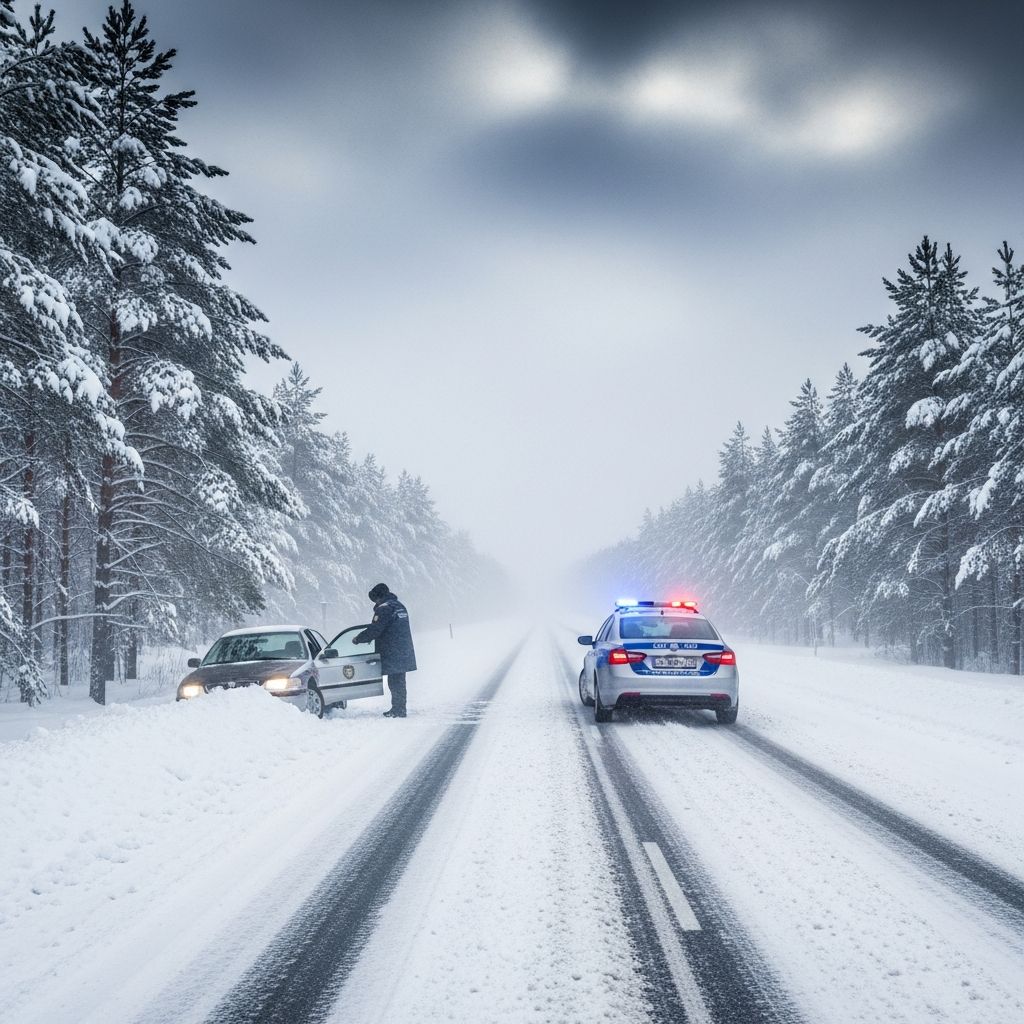 Understanding arrest risks and penalties for ignoring severe weather travel bans.