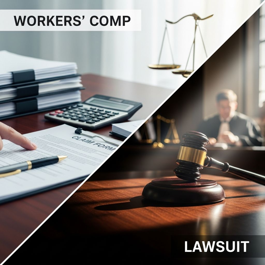 Discover when to choose workers' comp benefits or pursue a lawsuit for maximum recovery after a workplace injury.