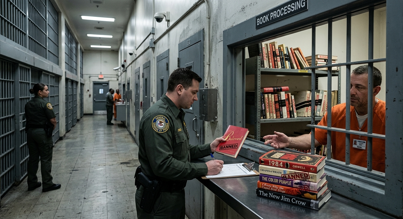 How arbitrary administrative policies are restricting vital literature behind bars.
