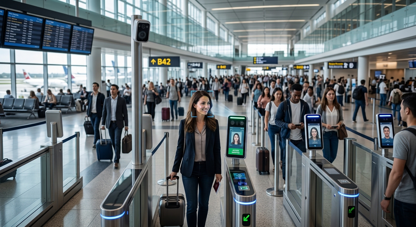 How airport facial recognition threatens everyday privacy and liberties.