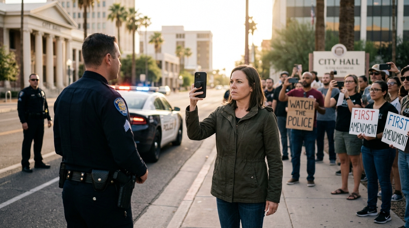 A deep dive into the legal battle over Arizona's controversial 8-foot rule and the enduring First Amendment right to record law enforcement.