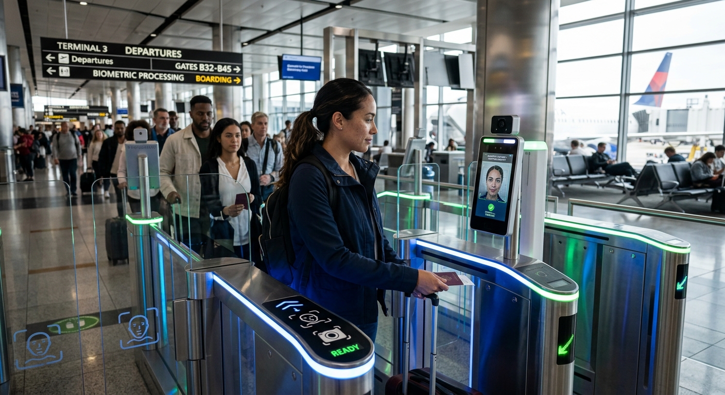 As airport security transitions to biometric facial recognition, civil liberties advocates warn of looming privacy threats and unresolved algorithmic biases.