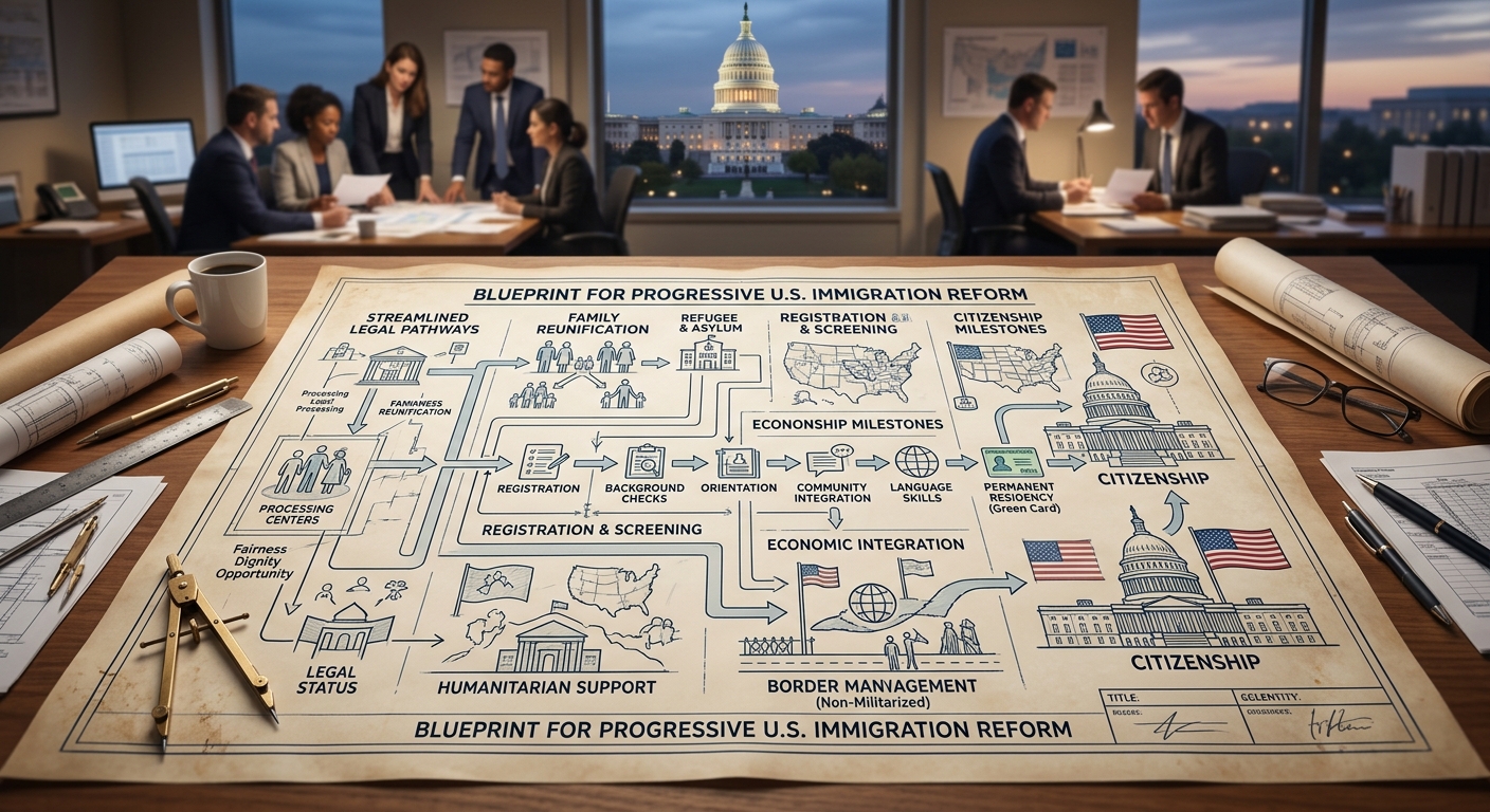 Exploring how progressive leadership can reshape U.S. immigration policy through humane, economically sound reforms.