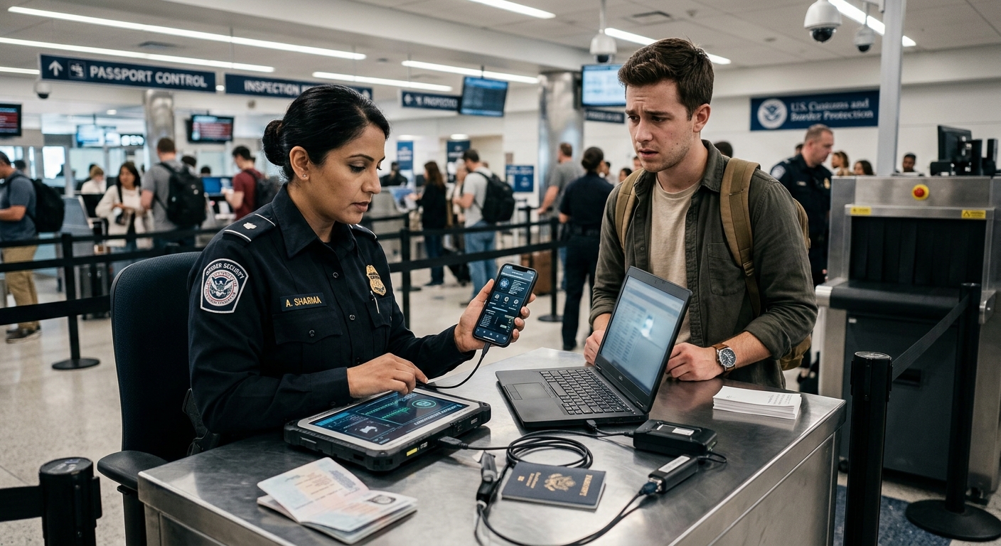 Balancing border security and Fourth Amendment privacy rights.