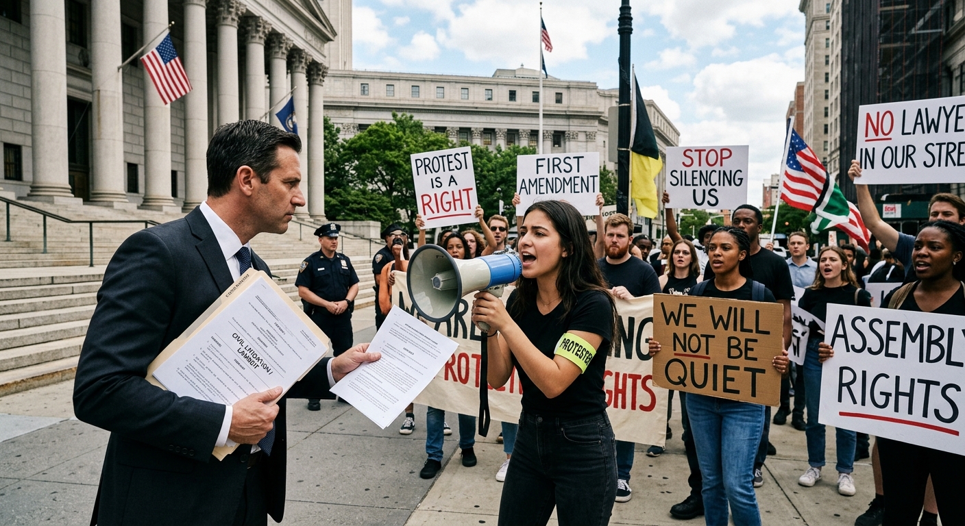 Civil Litigation Threatens First Amendment Assembly Rights Explore how novel negligence theories in tort law threaten the right to protest.
