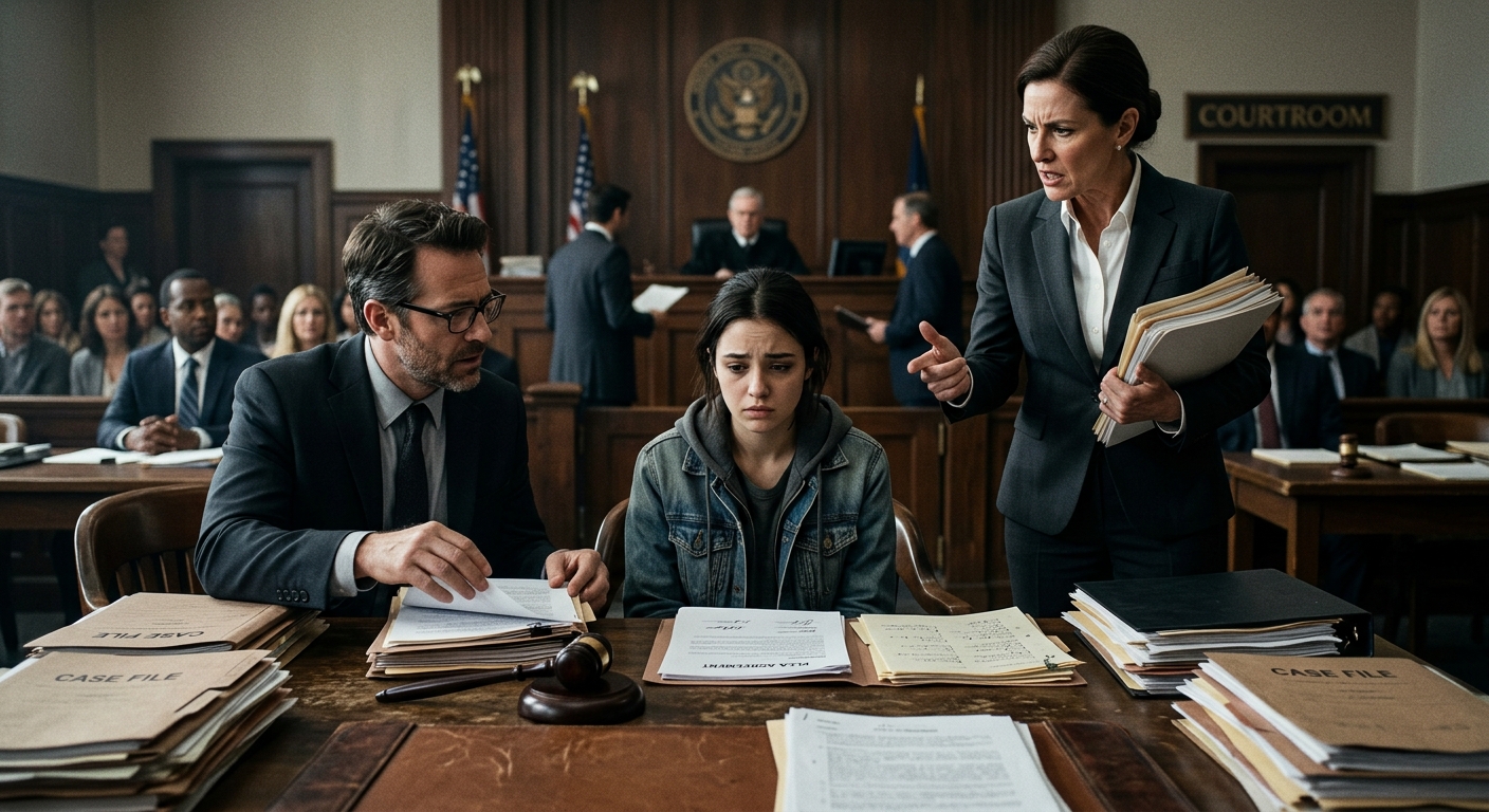 Examining how unchecked prosecutorial power forces guilty pleas.