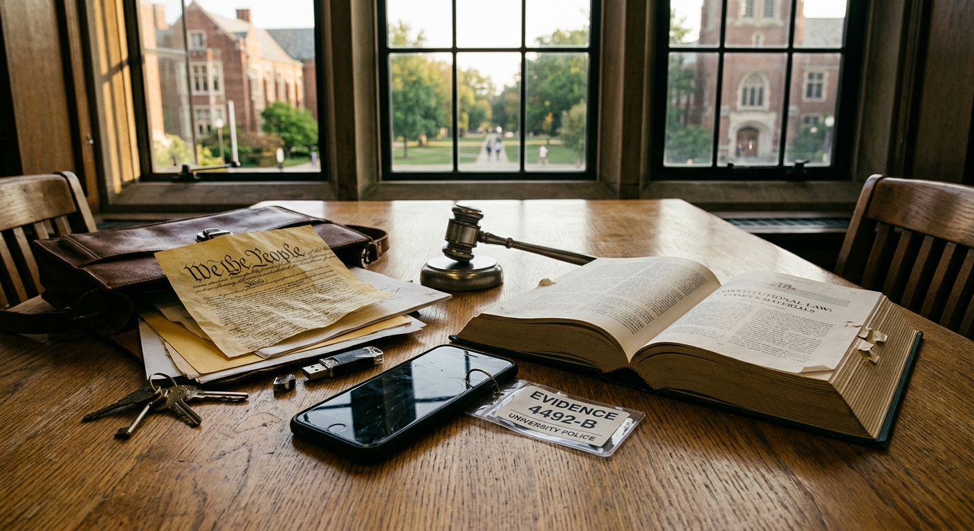 When student activism meets digital surveillance, fundamental rights to free speech and privacy hang in the balance.