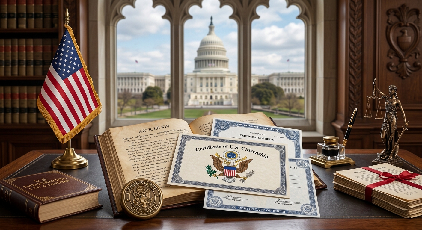 Explore the legal and historical roots of U.S. birthright citizenship laws.