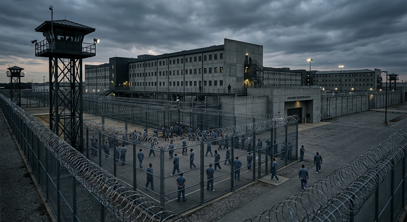Private prison giants are expanding their grip on immigration detention.