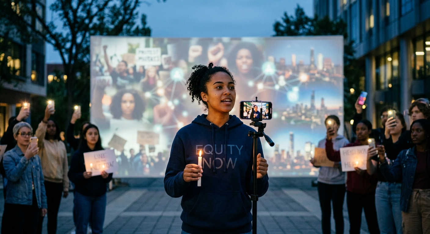 How digital networks fueled a historic global mass movement for racial equity.