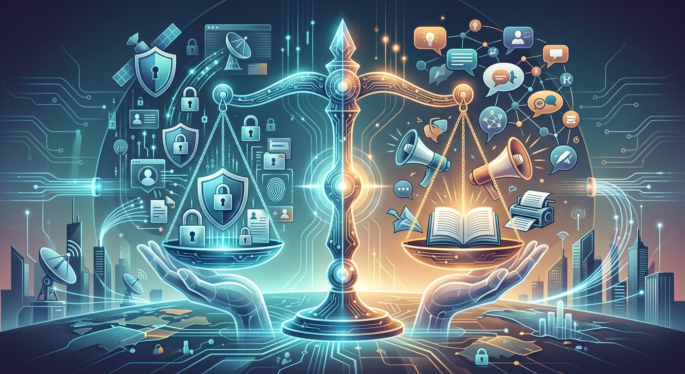 Exploring how comprehensive data privacy laws can safeguard free expression without violating the First Amendment.