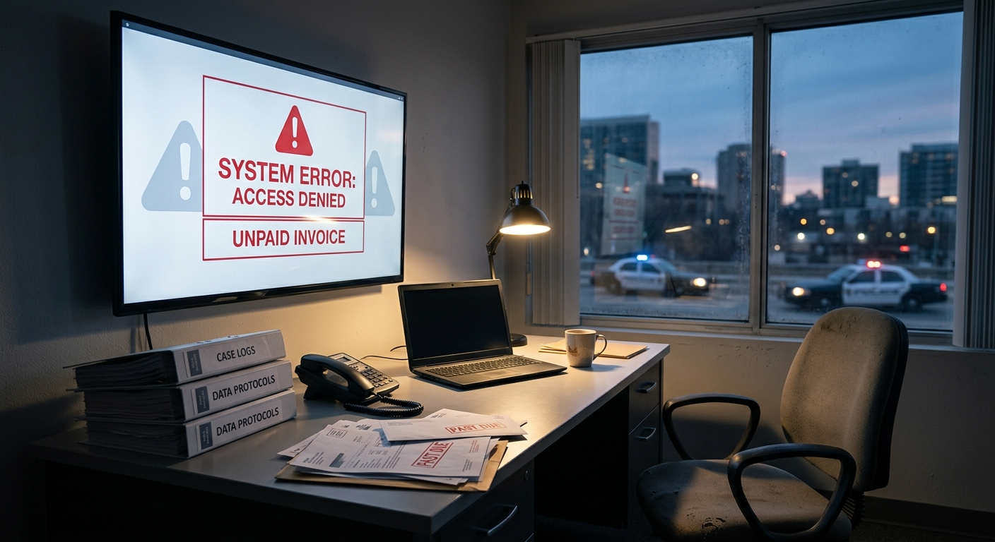 How a shocking 2008 audit revealed the FBI lost critical wiretaps due to unpaid telecommunication bills.