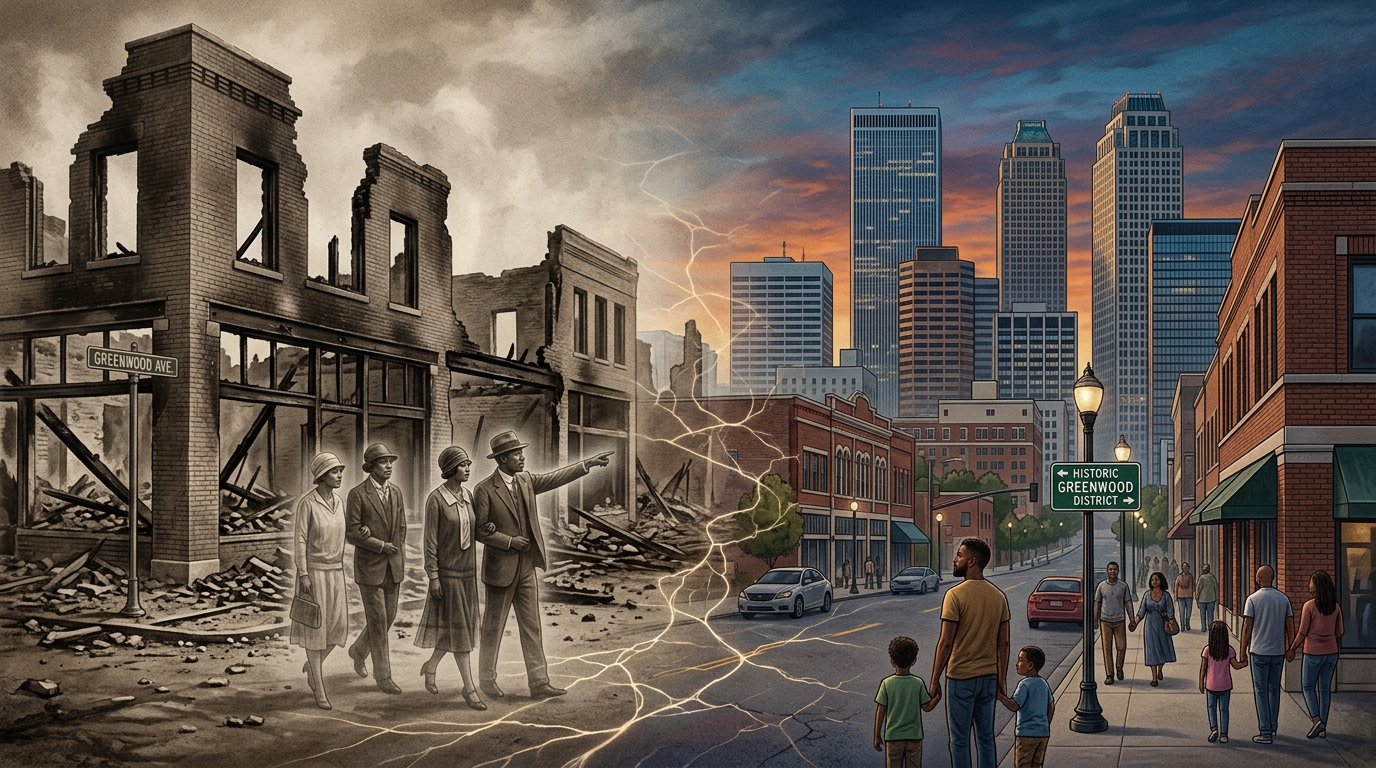 How the 1921 Tulsa Race Massacre shapes modern urban inequality.