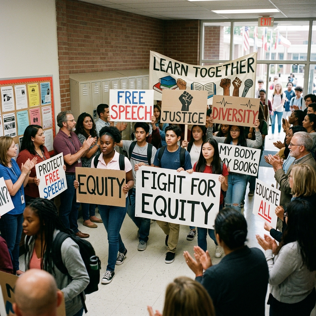 The Fight for Educational Equity and Free Speech in Schools How communities are defending students' right to learn and speak freely.