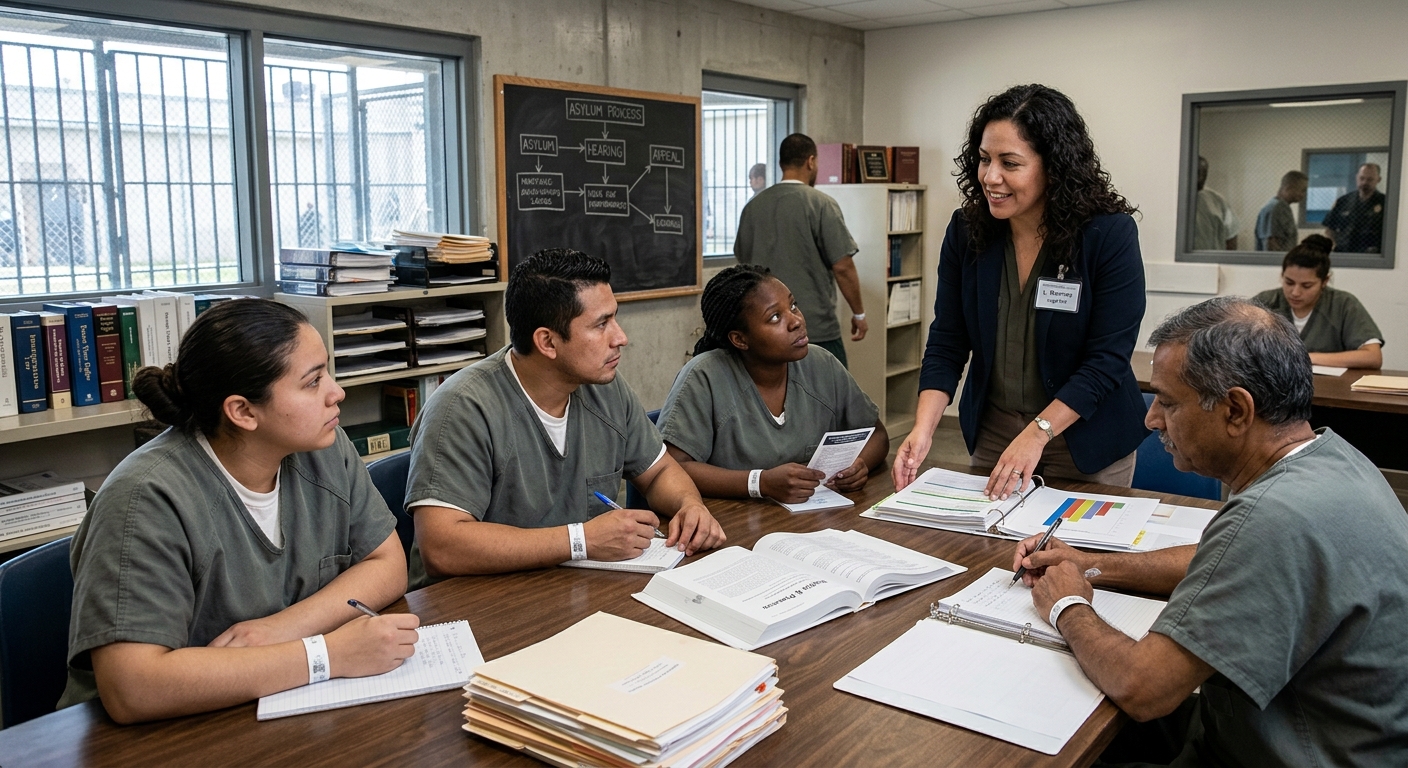 Bridging the critical gap in legal access for detained immigrants facing deportation proceedings without legal representation.