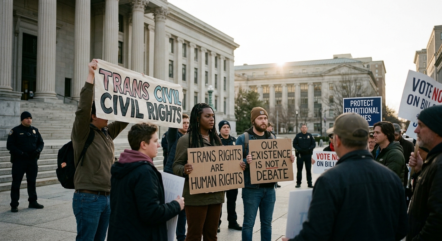 Explore the legal battles and resilience of the transgender community.