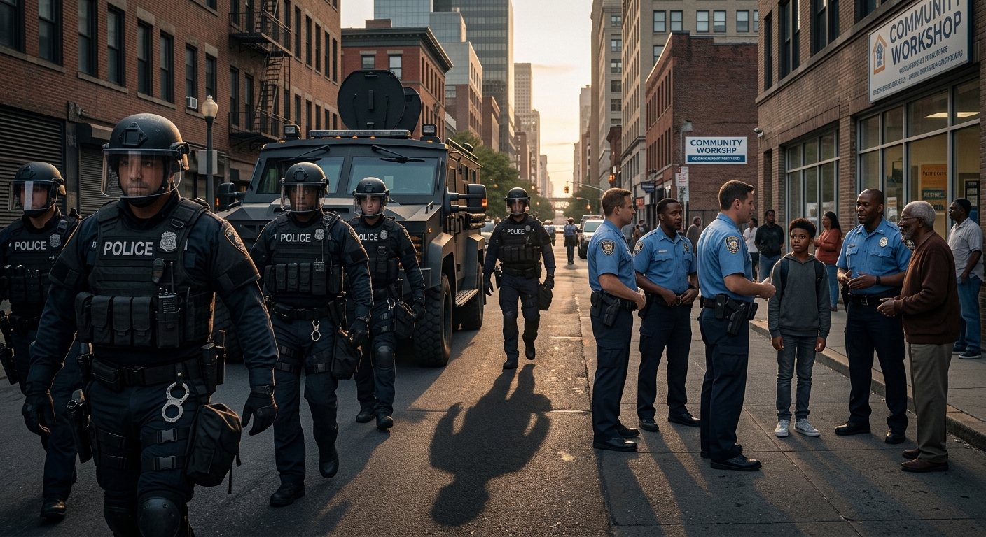 Examining the shift from community guardians to combat-ready policing.