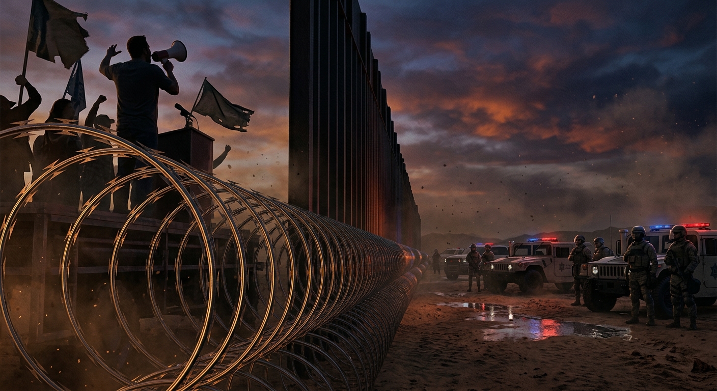 How extreme political discourse drives unprecedented state border enforcement.