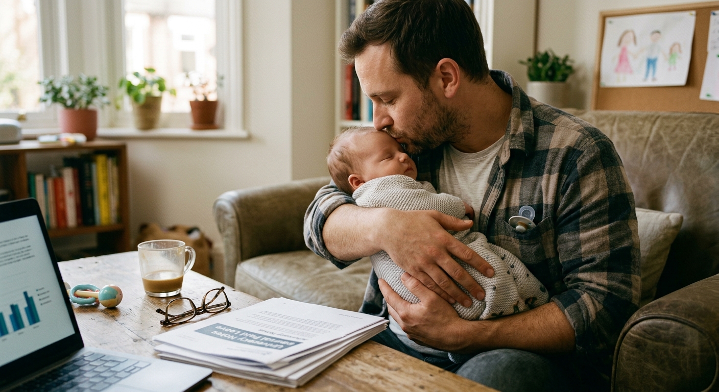 Why men must actively champion comprehensive paid family leave policies.
