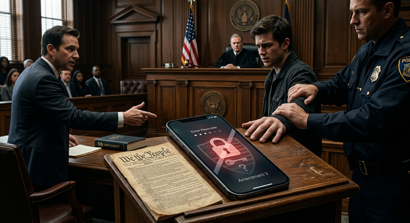 Does the 5th Amendment Protect Your Phone Passcode? Law enforcement wants your password. Does the Constitution protect it?