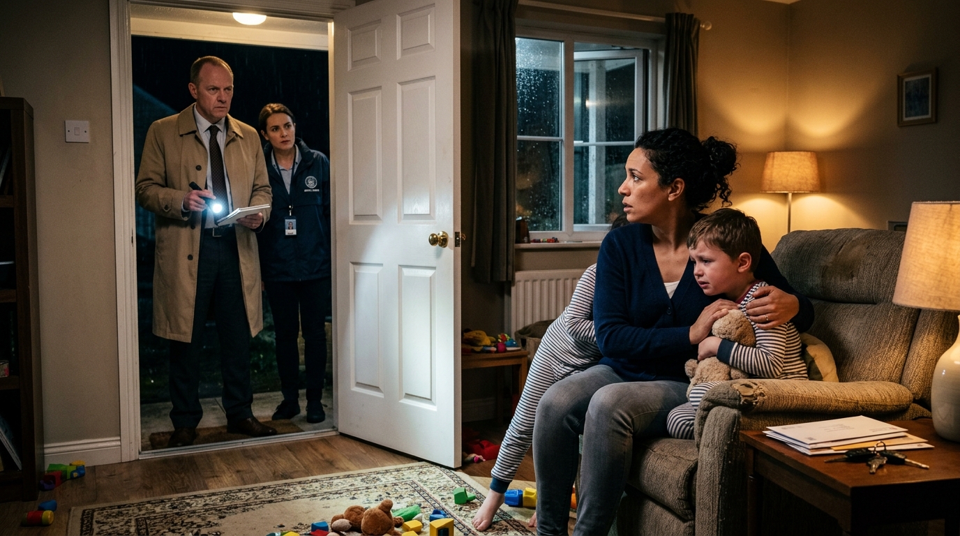 Examining the constitutional clash between child safety protocols and parental Fourth Amendment rights in family court investigations.