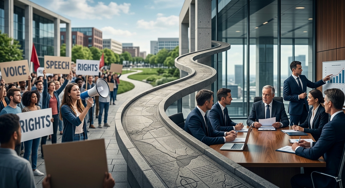 Balancing the First Amendment with the necessity of presidential accountability.