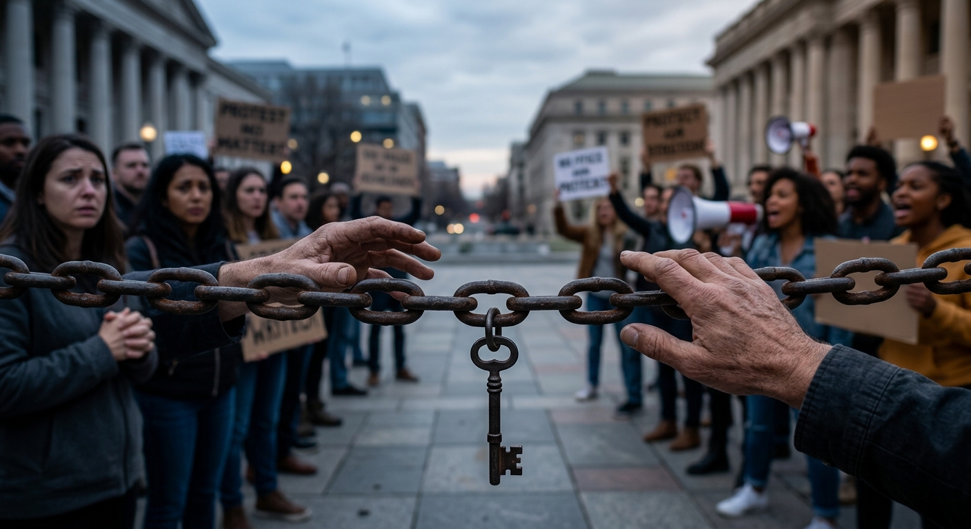 Exploring the critical distinction between protected free expression and prosecutable bias-motivated violence in the U.S. legal system.