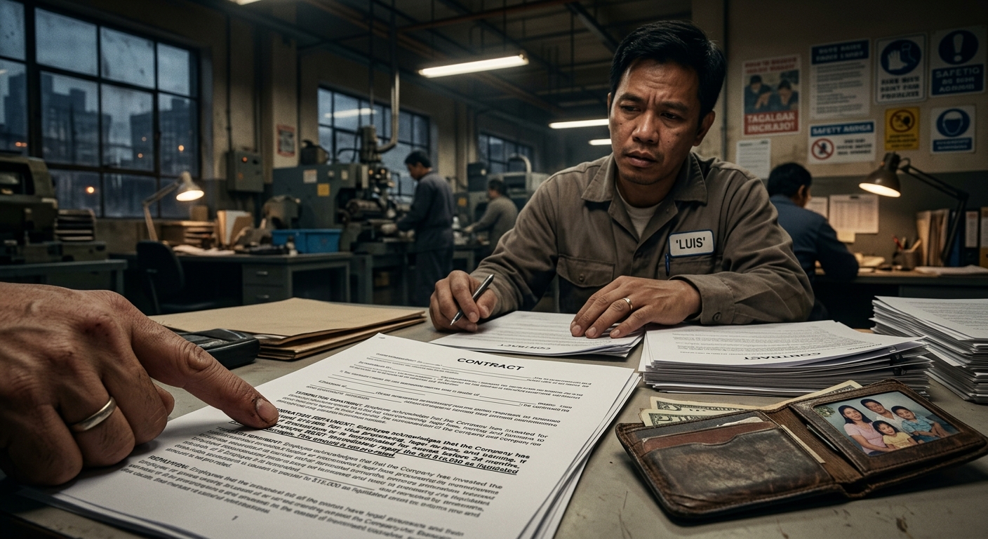 Uncover the hidden dangers of employer-driven debt and how TRAPs limit labor rights.