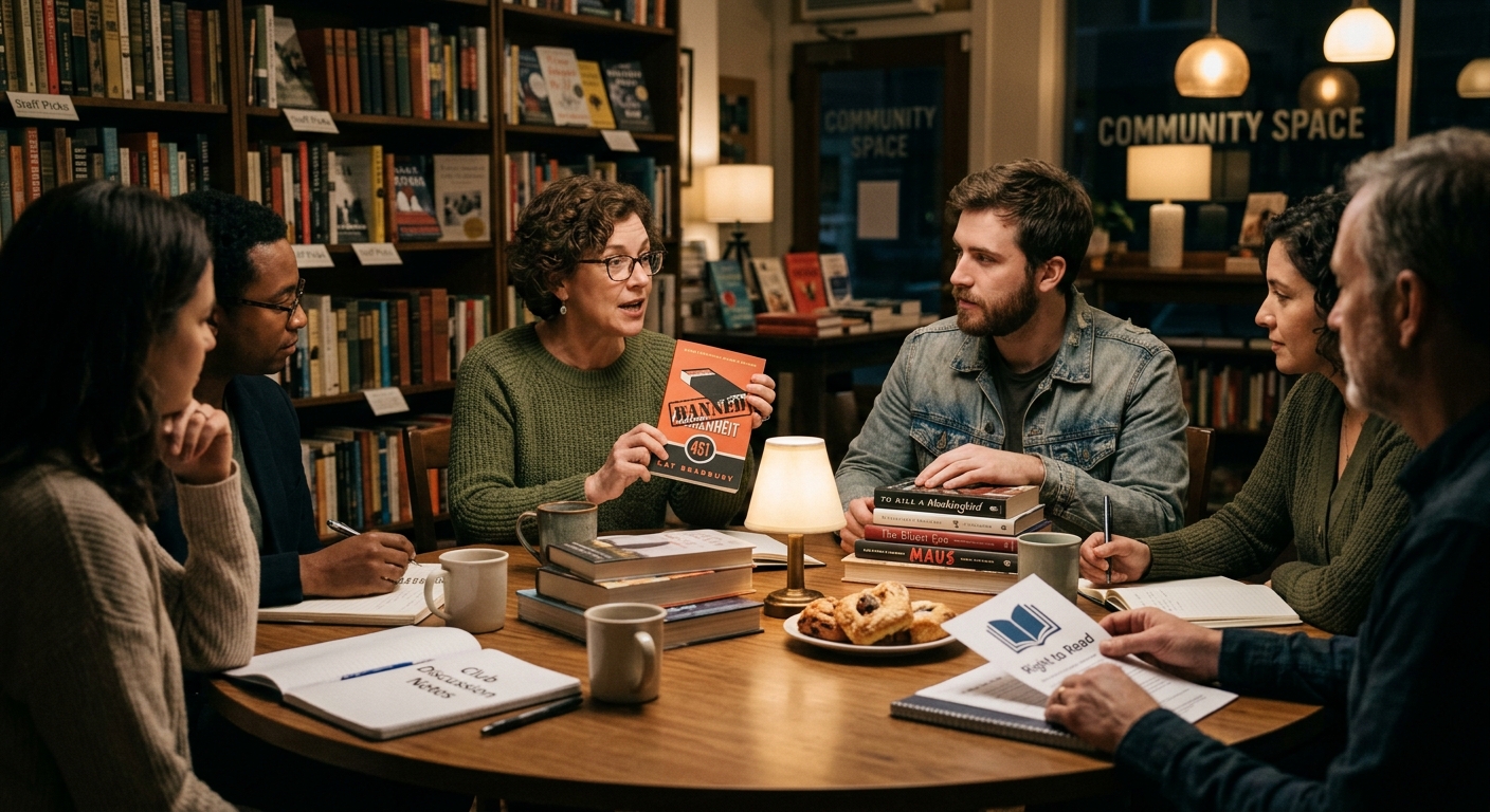 Empower your community and protect intellectual freedom by organizing a collective reading group dedicated to censored literature.