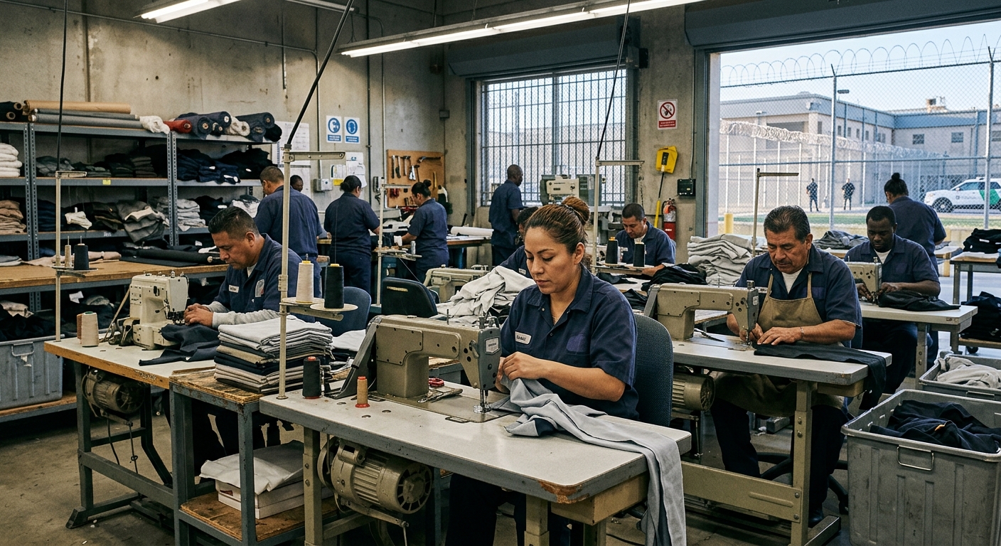 Exploring the intersection of immigrant labor exploitation and detention centers.