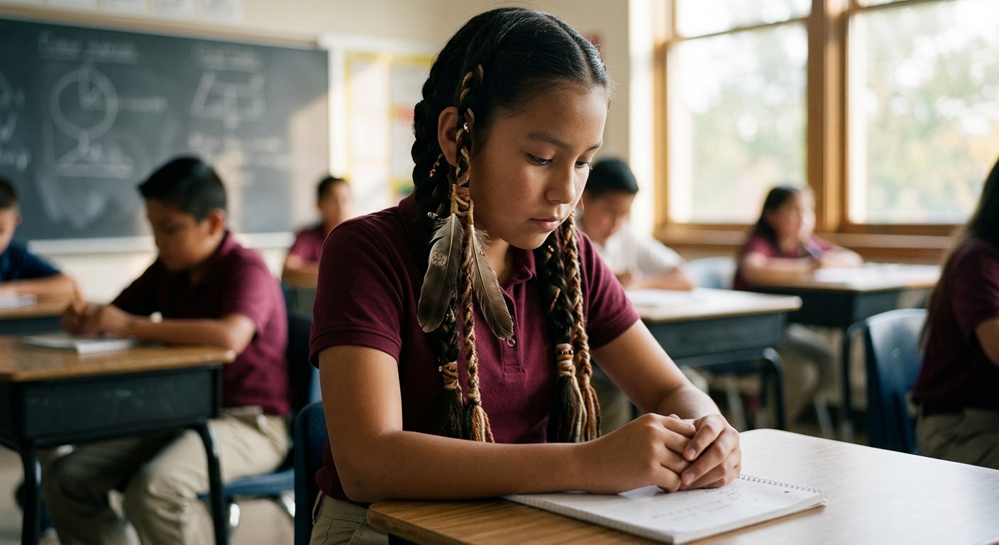 Defending sacred Indigenous cultural expression in modern classrooms.