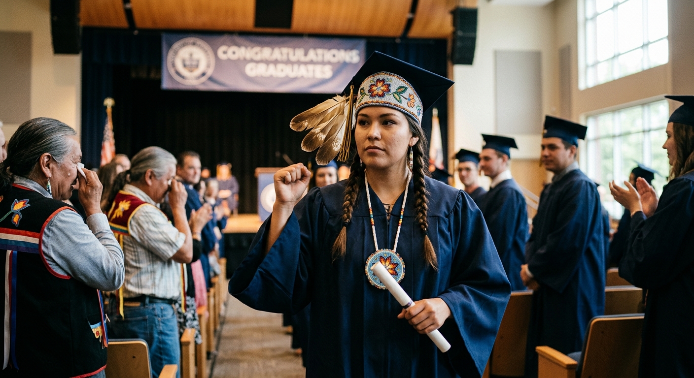 Exploring the legal battle for Indigenous graduation rights.
