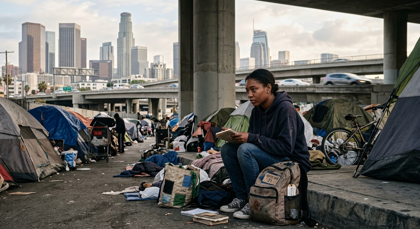 LA County's foster system fails to track youth homelessness, masking a crisis.