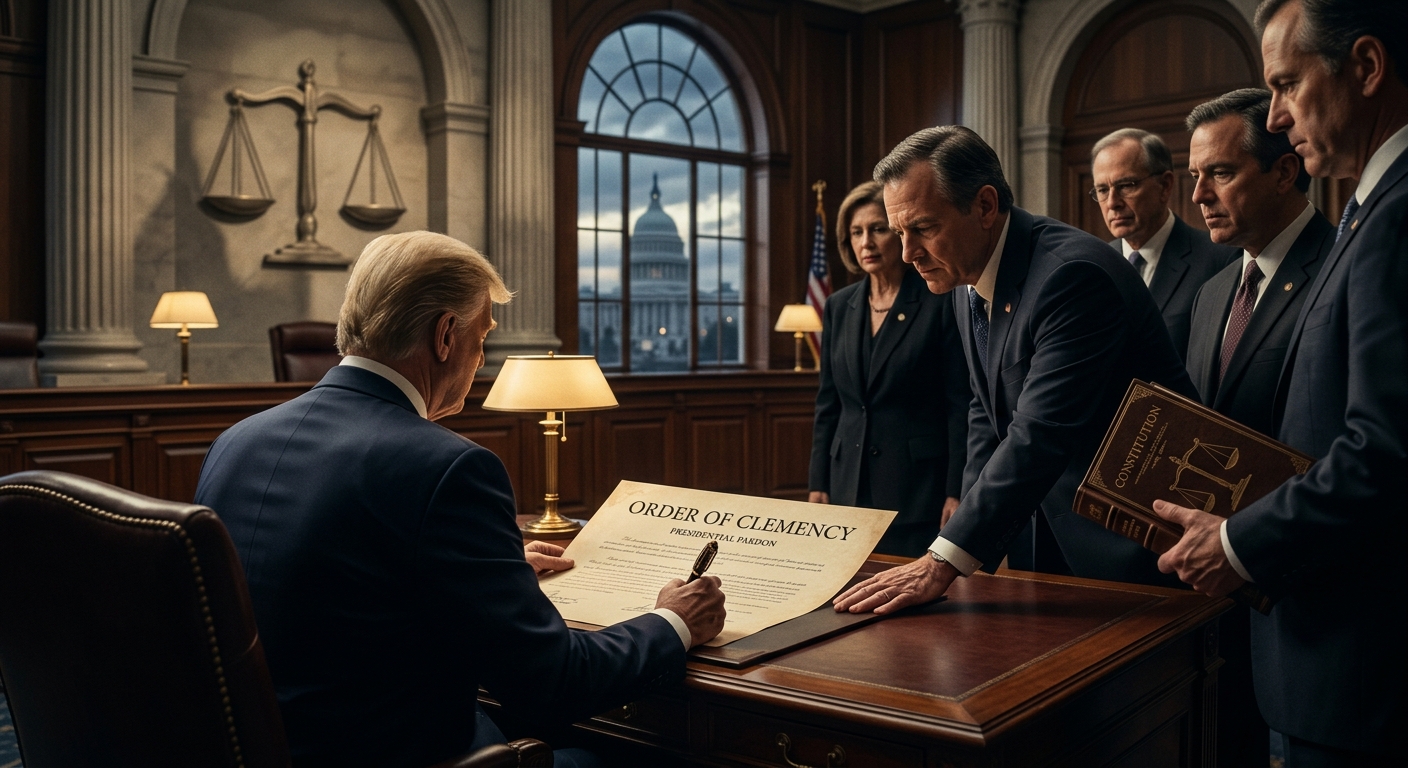 Exploring the constitutional boundaries of the presidential pardon power and its impact on the rule of law.