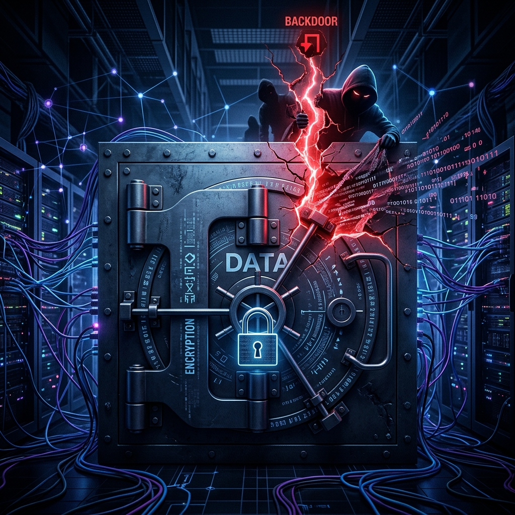 Mandating backdoors in encrypted systems ruins digital security for all users.