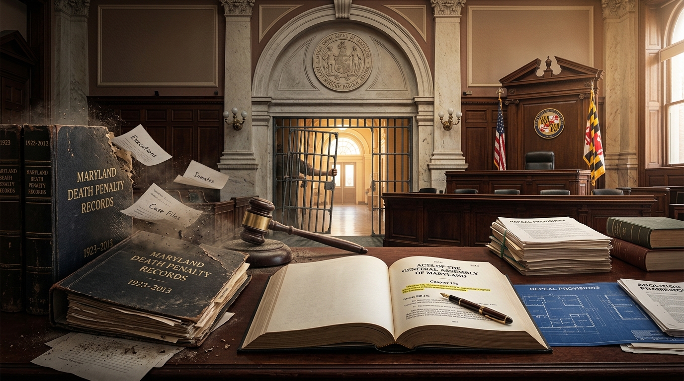 Examining the historic repeal of capital punishment in Maryland, uncovering the systemic flaws and advocacy that drove a monumental shift in American justice.