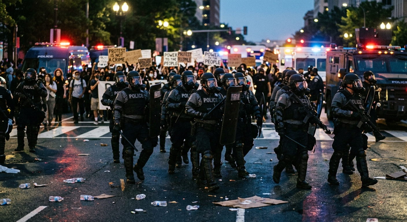 How military tactics and terror laws threaten domestic civil rights movements.
