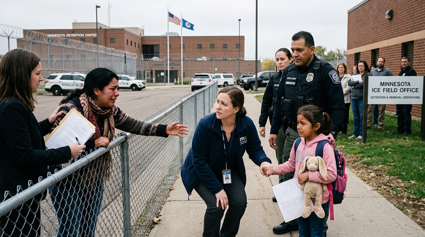 Examining the controversial detainment of a 5-year-old and its national impact.