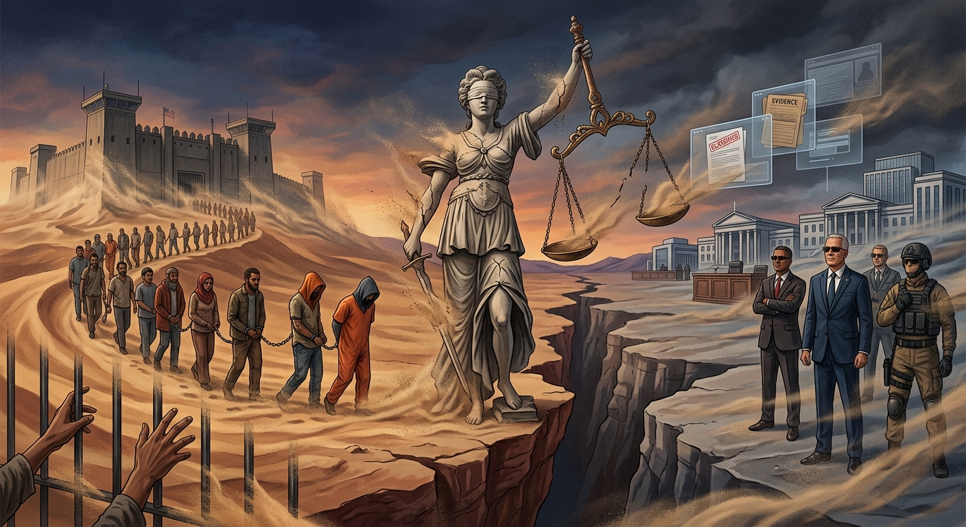Analyzing the clash between federal courts and military tribunals.