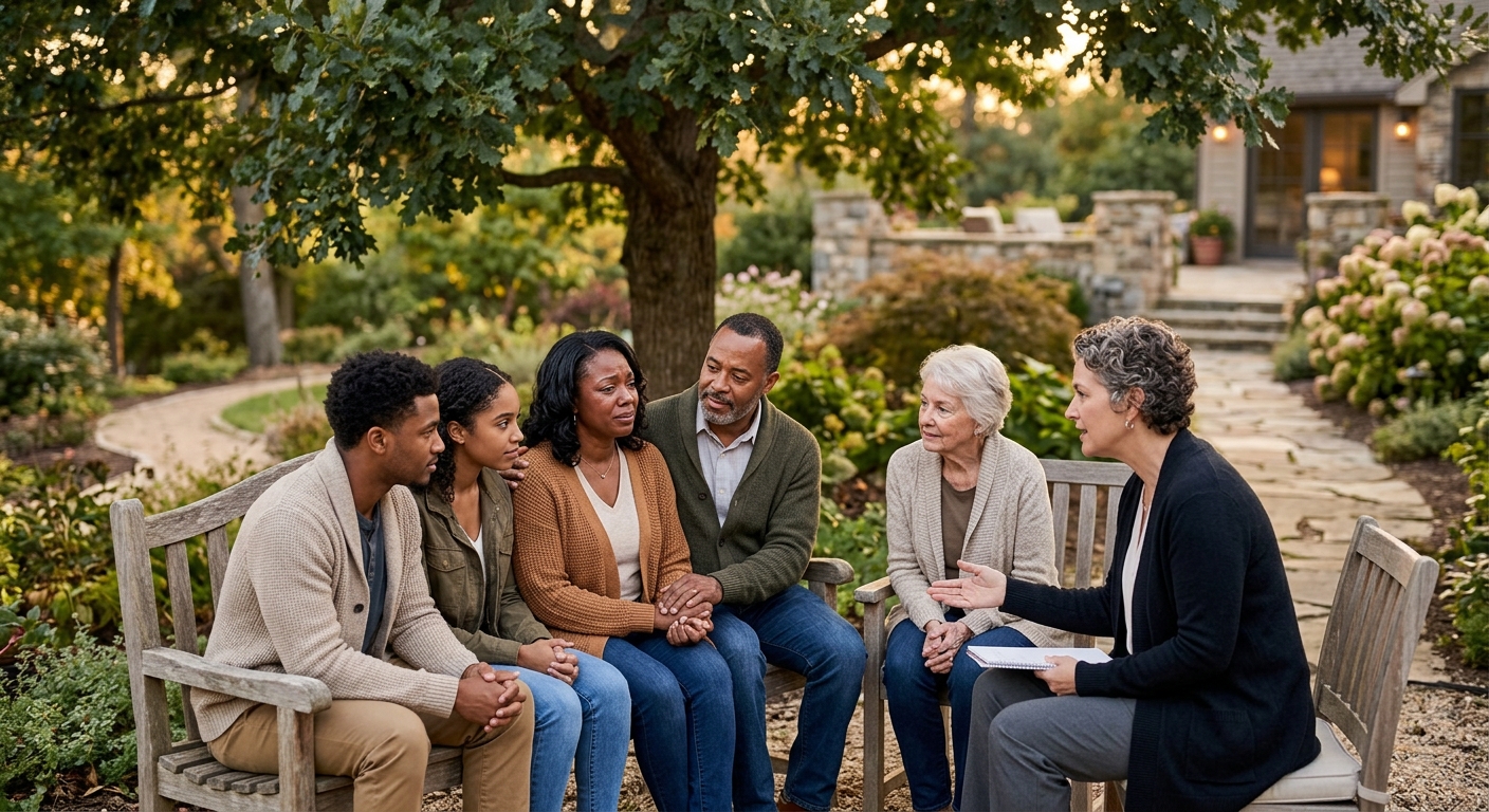 Healing through the navigation of complex family dynamics and trauma.
