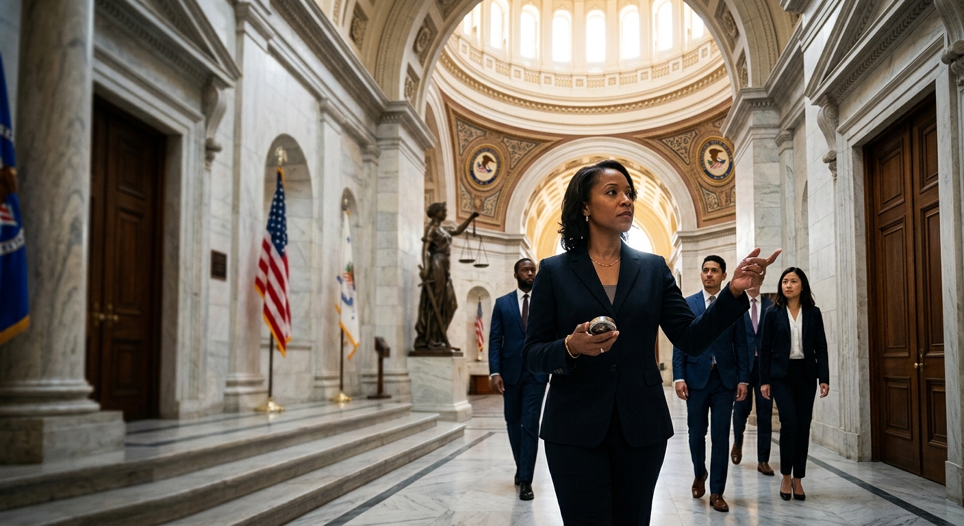 An in-depth analysis of the DOJ's ideological shifts and civil rights mandate.