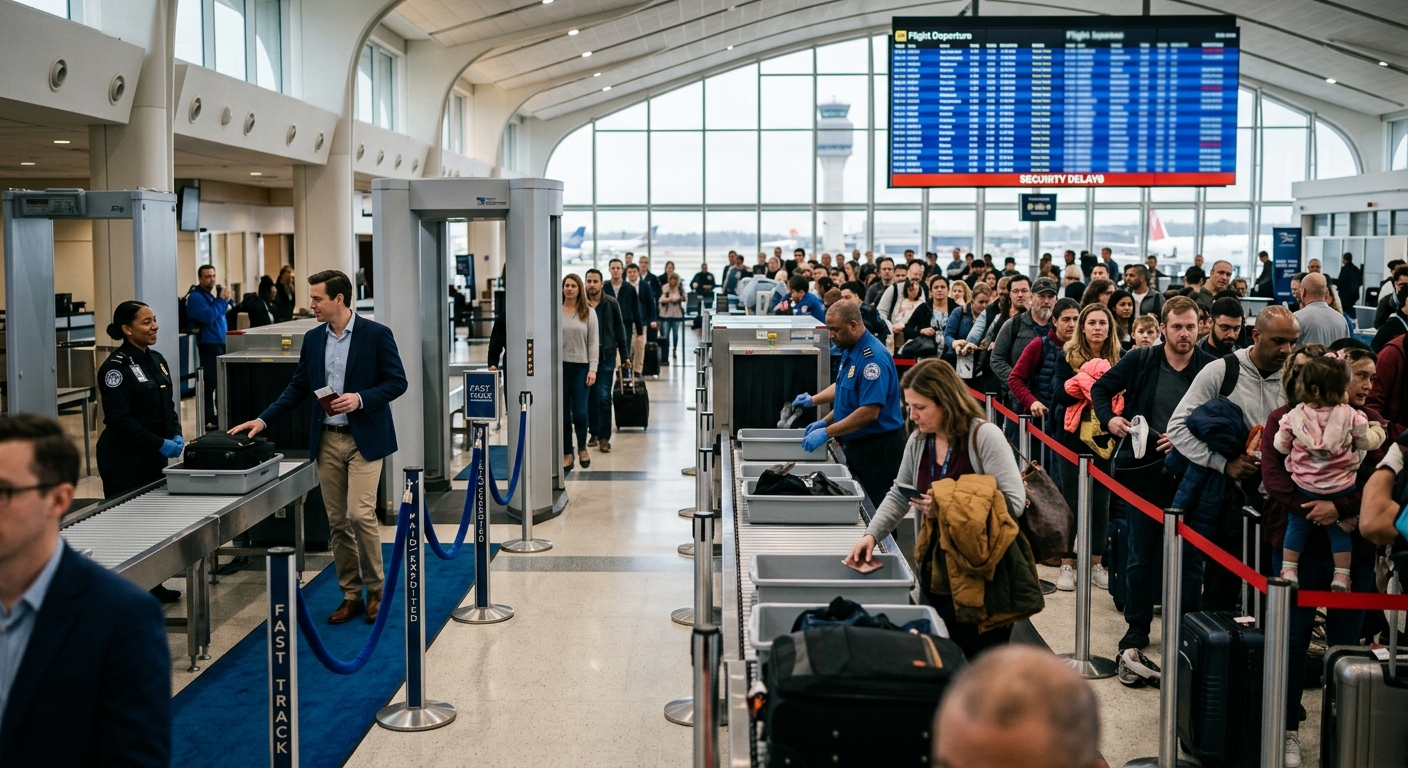 Bypassing airport security lines for a fee creates severe privacy risks.