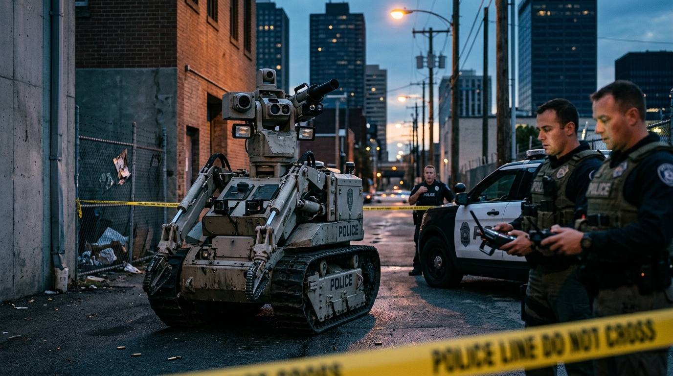 Why weaponizing robots in domestic policing threatens fundamental civil rights.