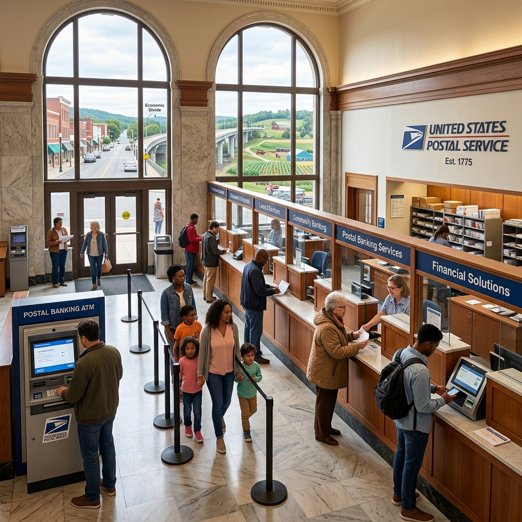 How public postal banking can dismantle systemic financial barriers.