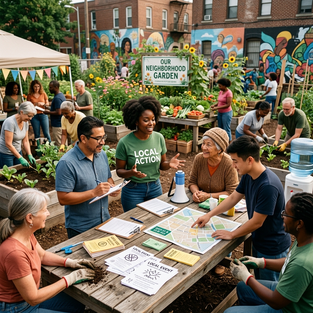 Empower your neighborhood and drive real change through grassroots mobilization.