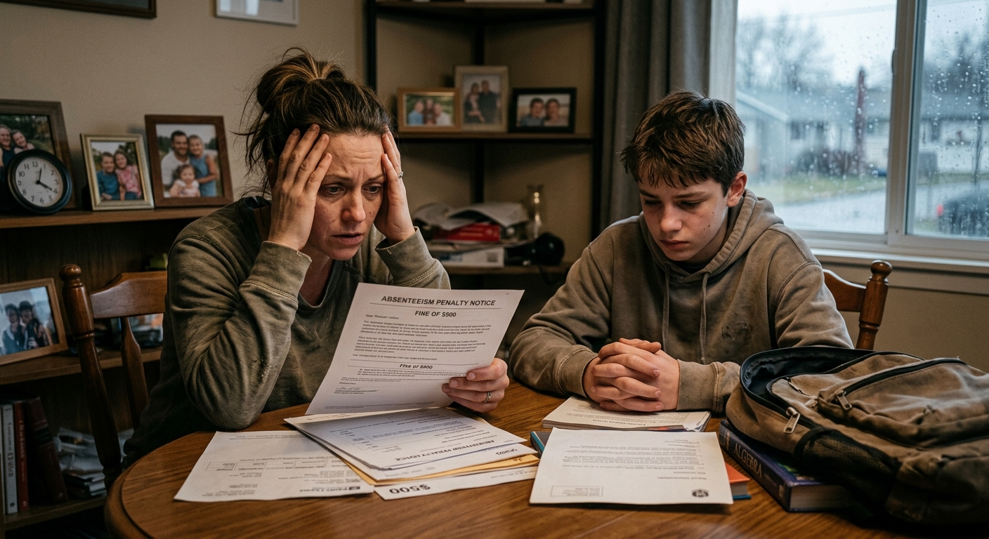Punitive truancy laws harm vulnerable families instead of solving absenteeism.