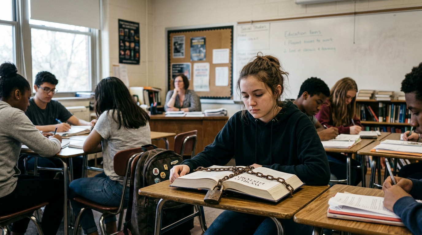 The battle for open inquiry tests First Amendment limits in schools.
