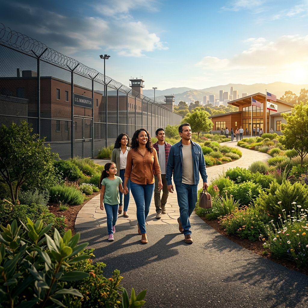 How the executive branch can reshape U.S. immigration policy by transitioning from private prisons to humane, community-based alternatives.